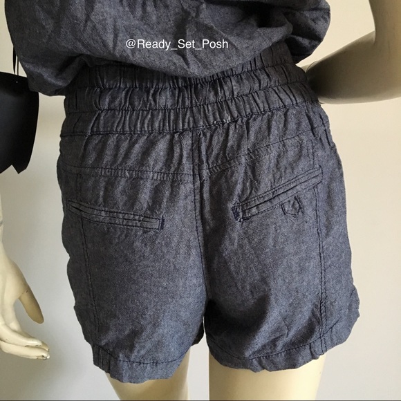 Paris Blues sleeveless short romper w/pockets size medium - Picture 4 of 8